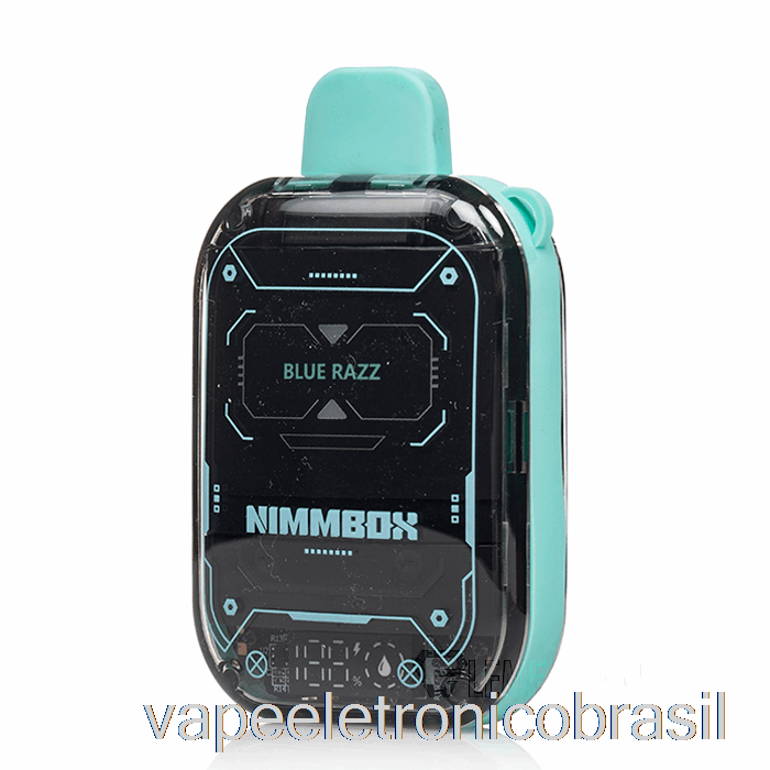 Vape Eletrônico Vapengin Nimmbox 10000 Descartável Azul Razz